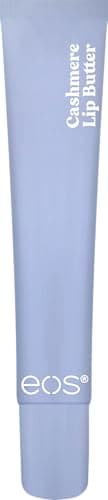 eos Cashmere Lip Butter – Vanilla Cashmere, Smoothing Lip Mask & Moisturizer with Plumping Peptides & Shea Butter, 0.35 fl oz