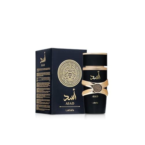 Lattafa Perfumes Asad for Unisex Eau de Parfum Spray, 3.4 Ounce