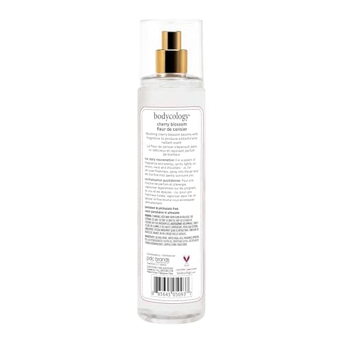 Bodycology Long-Lasting Fragrance Body Mist, Cherry Blossom, 8 fl oz