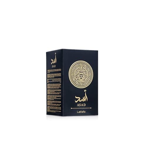 Lattafa Perfumes Asad for Unisex Eau de Parfum Spray, 3.4 Ounce
