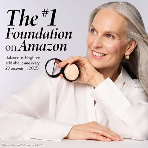 LAURA GELLER NEW YORK Award-Winning Baked Balance-n-Brighten Color Correcting Powder Foundation - Light - Buildable Light to Medium Coverage - Demi-Matte Natural Finish