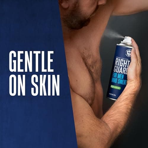 Right Guard Sport Fresh Scent Antiperspirant & Deodorant Spray - 4-in-1 Protection Spray Deodorant for Men, Blocks Sweat, 48-Hour Odor Control, Quick-Drying, & Long-Lasting, 6oz (3 Pack)