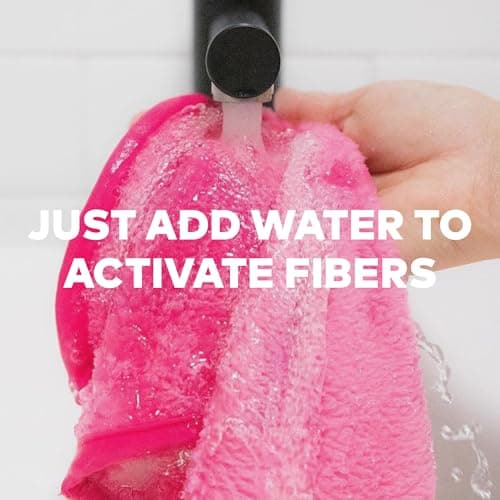The Original MakeUp Eraser PRO, Effortlessly Remove All Makeup Using Only Water, Including Waterproof Mascara, Eyeliner, Foundation, Lipstick, Sunscreen,and More! Original Pink, 1ct.