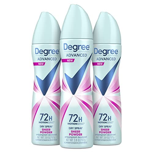 Degree Advanced Sheer Powder Antiperspirant Dry Spray Review