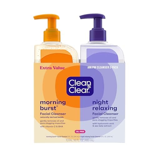 Clean & Clear Facial Cleanser Review: Morning Burst + Night Relaxing (2025)