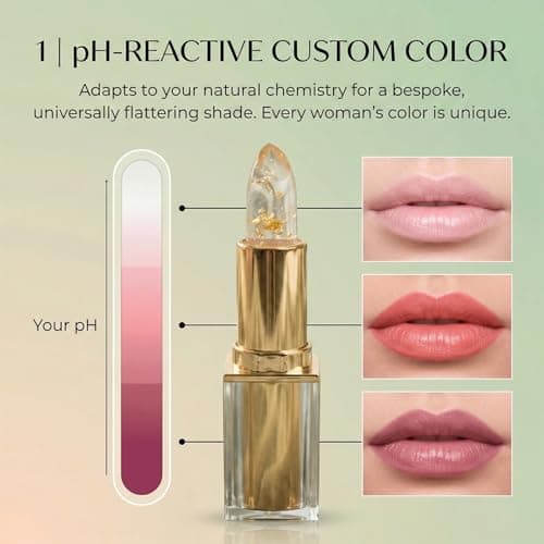 Areliaa Lipstick，areliaa signature lipstick，Clear That Changes Color with Ph, Deep Nourishment, Keeping Makeup (1PCS)