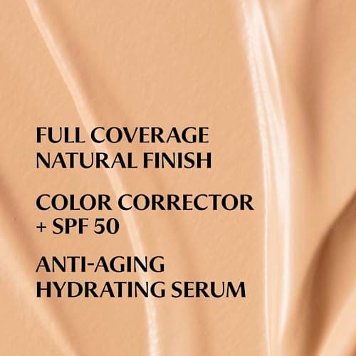 IT Cosmetics CC+ Cream (Medium) - Natural Full Coverage Foundation With SPF 50+, Color Corrector & Anti-Aging Hydrating Serum, Hyaluronic Acid + Peptides, Lightweight - 1.08 fl oz
