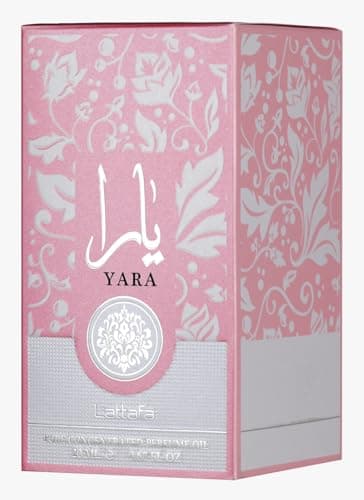 Lattafa Yara – Floral, Gourmand, Fruity, Musky – Pure Concentrated Perfume Oil Long-Lasting Fragrance for Women, 0.67 Ounce / 20 ml