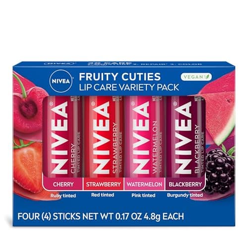 NIVEA Tinted Lip Balm Variety Pack Review: Fruity Flavors Worth It?