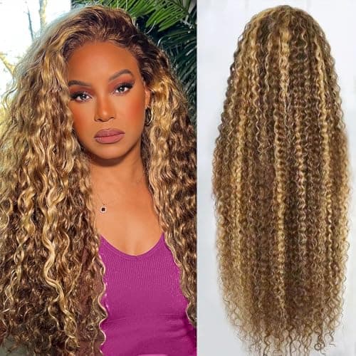 abbildung Lace Front Perücke 30inch Deep Wave Test & Erfahrung