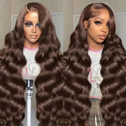 Reseña SFTNMEH Peluca Lace Front Chocolate Brown 30 Pulgadas - Análisis Honesto