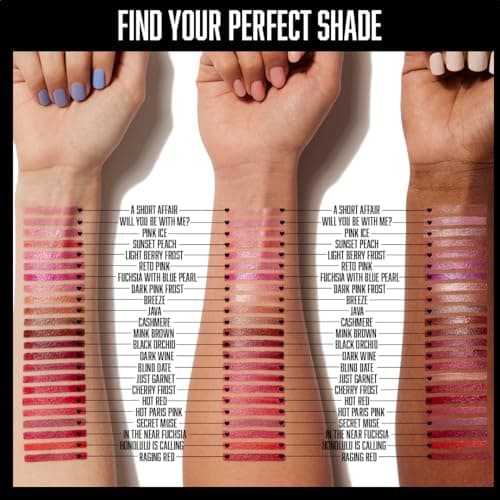 wet n wild Silk Finish Lipstick, Hydrating Rich Buildable Lip Color, Formulated with Vitamins A,E, & Macadamia for Ultimate Hydration, Cruelty-Free & Vegan - Dark Pink Frost