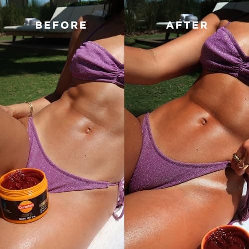Carroten Intensive Tanning Gel | Browning Tan Accelerator | Non-Greasy, Water-Resistant with Carrot and Coconut Oil | Vitamin A & E For Moisture & Hydration | Made in Greece | 5 Fl Oz