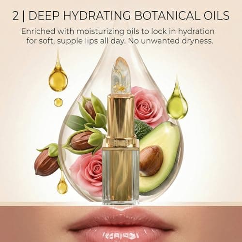 Areliaa Lipstick，areliaa signature lipstick，Clear That Changes Color with Ph, Deep Nourishment, Keeping Makeup (1PCS)