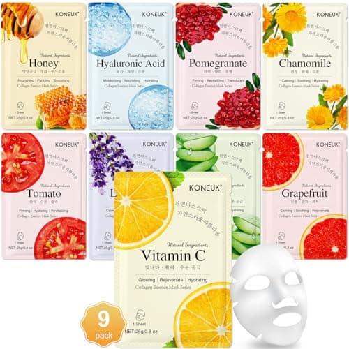 KONEUK 9 Pack Collagen Face Masks Review – Are They Worth It?