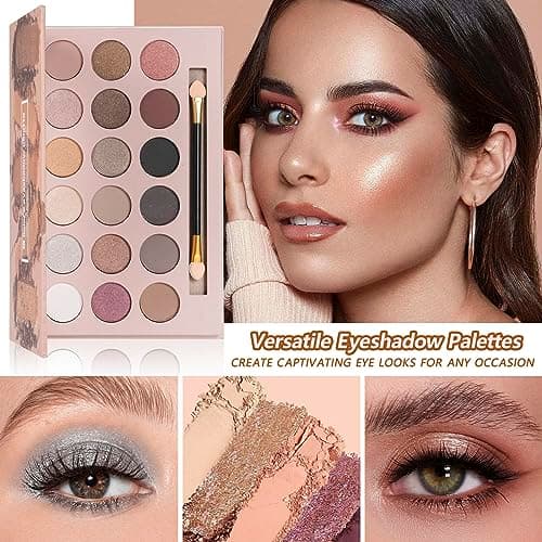 KAVCENT Makeup Kit Makeup Sets for Teens Makeup kits for Women Teenagers Make up Eyeshadow Palette Foundation Concealer Lipgloss Loose Powder Makeup Kit for Women Full Kit