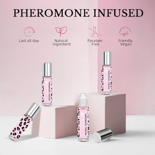 PAT-YES Pheromones Perfumes for Women,Long Lasting Roll on Perfume Oil 0.34 fl.oz (10ml)