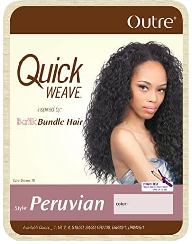 Outre Quick Weave Synthetic Half Wig - Peruvian-1B