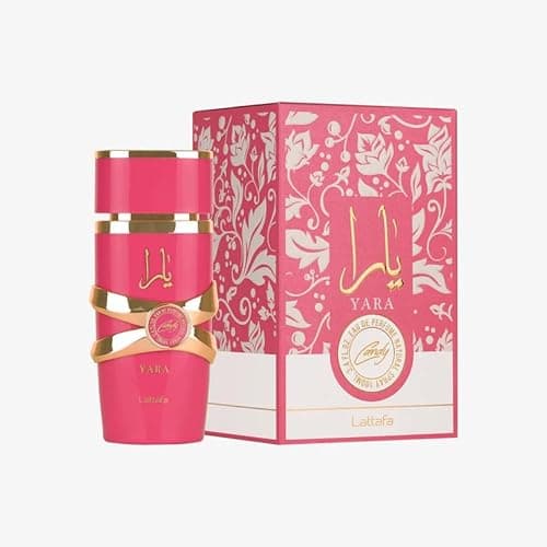 Lattafa Yara Candy - Vanilla, Fruity, Citrus, Floral - Eau de Parfum Long-Lasting Fragrance for Women, 3.40 Ounce / 100 ml