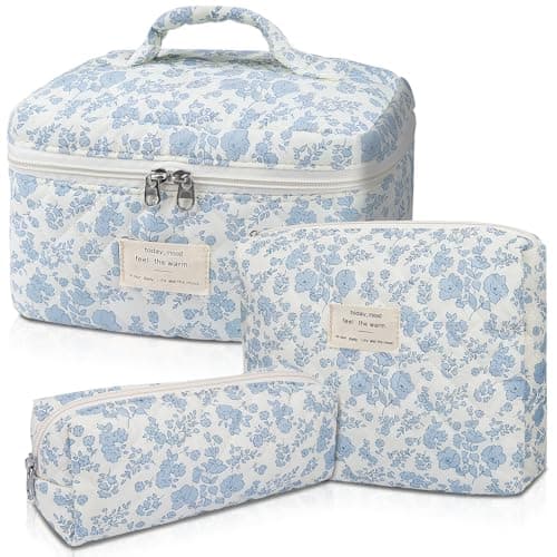 Gosect Makeup Bag Review – A Quilted Floral Set Worth Your Money?